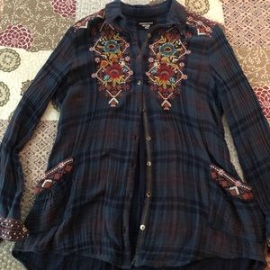 Johnny Was Talline Painter's Smock Shirt